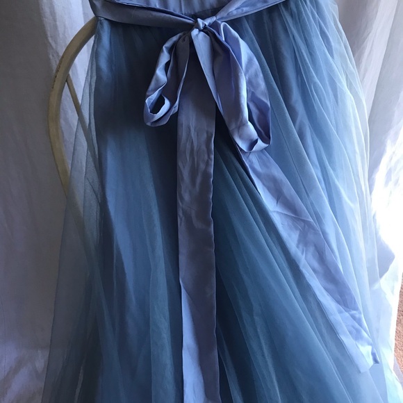 Dusty blue maxi skirt - Picture 3 of 13